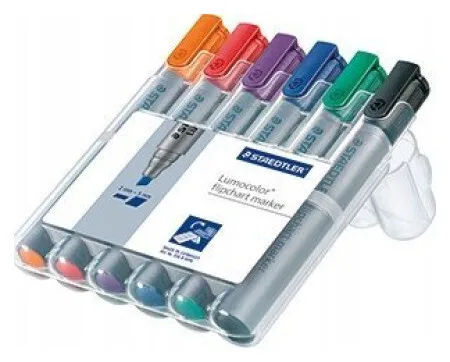 Staedtler Lumocolor Μαρκαδόροι Σετ 6 χρώματα 4007817356180 Staedtler Lumocolor Μαρκαδόροι Σετ 6 χρώματα 4007817356180 - Image 1