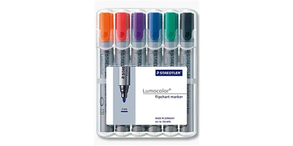 Staedtler Lumocolor Μαρκαδόροι Υπογράμμισης Μαύροι 2mm Σετ 6τμχ Staedtler Lumocolor Μαρκαδόροι Υπογράμμισης Μαύροι 2mm Σετ 6τμχ - Image 1