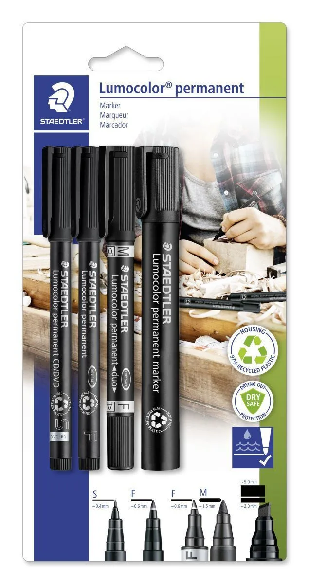 Staedtler Lumocolor Μαρκαδόρος Σχεδίου Lumocolor Staedtler Lumocolor Μαρκαδόρος Σχεδίου Lumocolor - Image 1