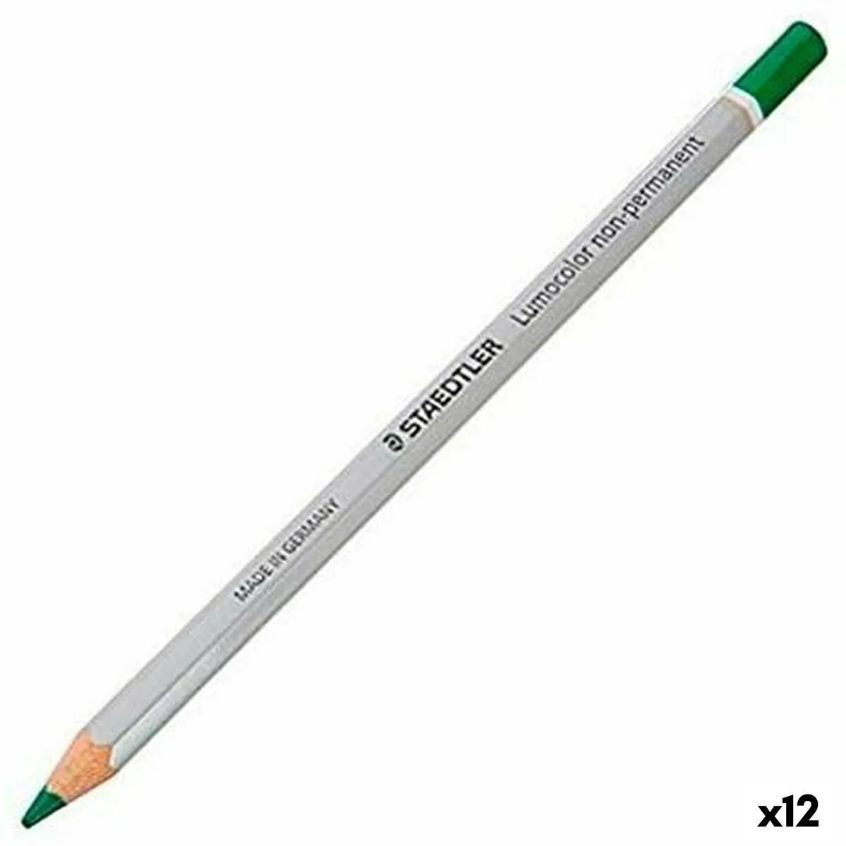 Staedtler Lumocolor Ξυλομπογιές Πράσινες Σετ 12τμχ 108-5 Staedtler Lumocolor Ξυλομπογιές Πράσινες Σετ 12τμχ 108-5 - Image 1