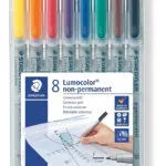 Staedtler Lumocolor F Ανεξίτηλοι Μαρκαδόροι F Lumocolor Σετ 8τμχ