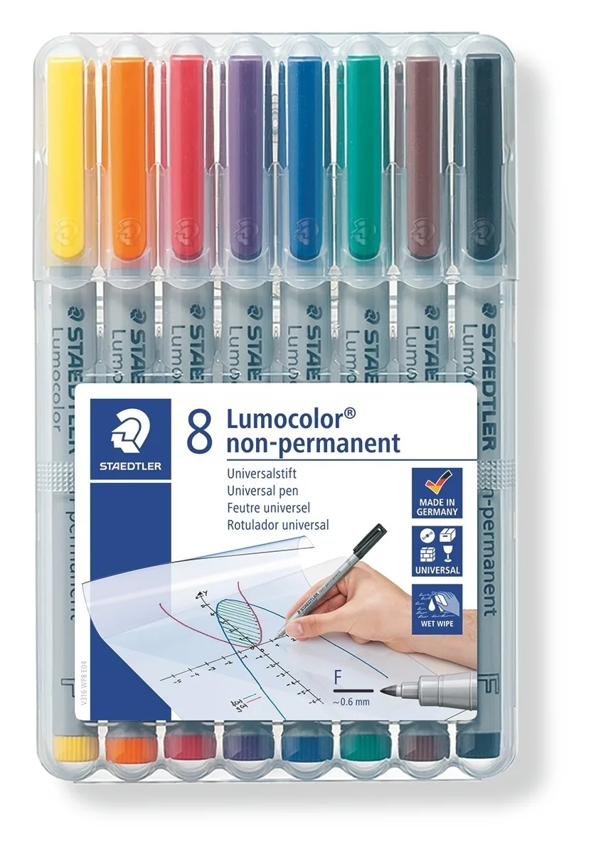 Staedtler Lumocolor F Ανεξίτηλοι Μαρκαδόροι F Lumocolor Σετ 8τμχ Staedtler Lumocolor F Ανεξίτηλοι Μαρκαδόροι F Lumocolor Σετ 8τμχ - Image 1