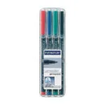 Staedtler Lumocolor S Μαρκαδόροι Σχεδίου Lumocolor S 0,4mm 4pcs 0.4mm Σετ 4τμχ ST1089
