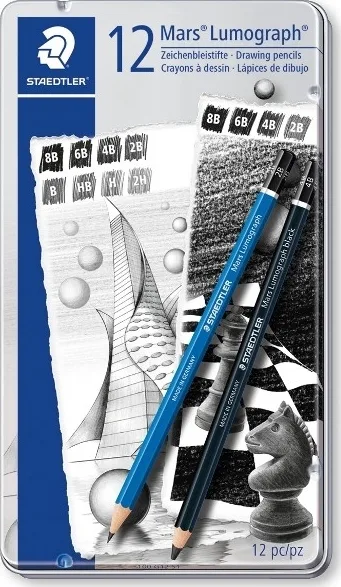 Staedtler Mars Lumograph Σετ 12 Μολύβια 100G12S1 Staedtler Mars Lumograph Σετ 12 Μολύβια 100G12S1 - Image 1