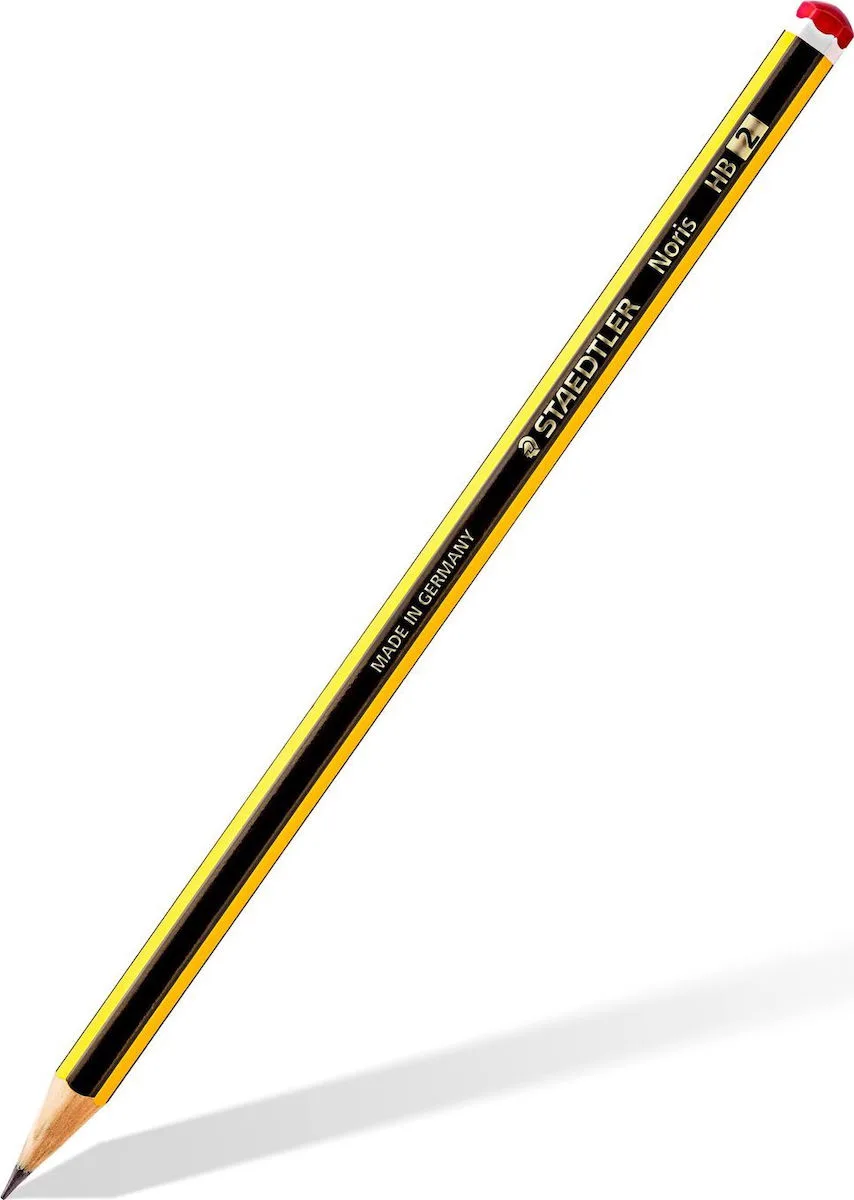 Staedtler Noris 120 Μολύβι HB με Ξύστρα και Γόμα 120SET-BKD Staedtler Noris 120 Μολύβι HB με Ξύστρα και Γόμα 120SET-BKD - Image 1