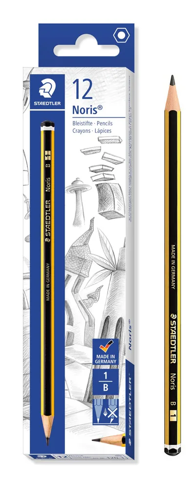 Staedtler Noris 120 Σετ 12 Μολύβια B 120-1 Staedtler Noris 120 Σετ 12 Μολύβια B 120-1 - Image 1