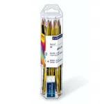 Staedtler Noris 120 Σετ 12 Μολύβια HB με Γόμα Κίτρινα 14861120P1