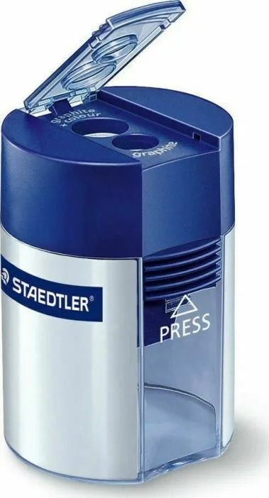 Staedtler Noris Club Πλαστική Διπλή Ξύστρα Μπλε Βαρελάκι 512002 Staedtler Noris Club Πλαστική Διπλή Ξύστρα Μπλε Βαρελάκι 512002 - Image 1