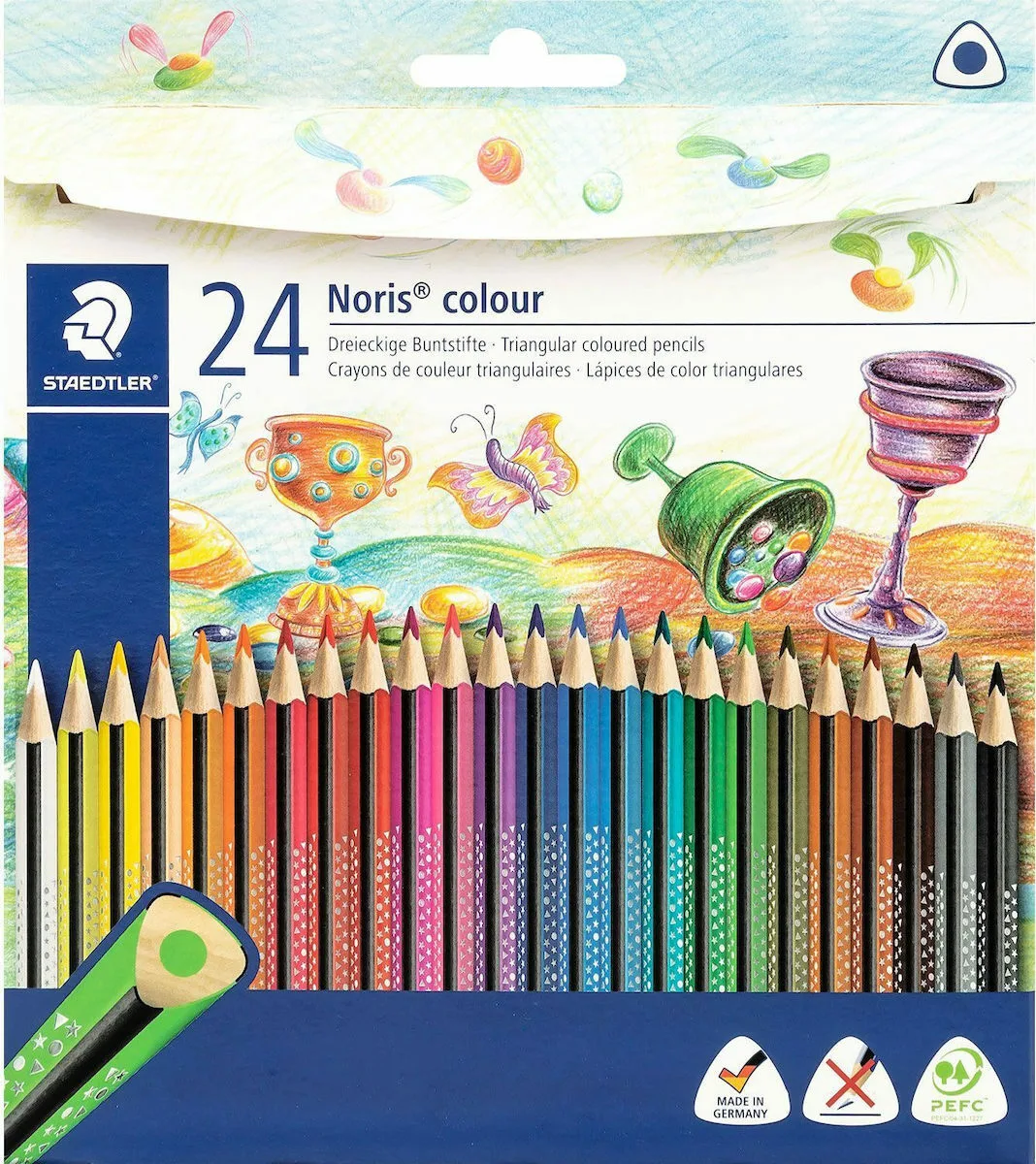 Staedtler Noris Colour Ξυλομπογιές Σετ 24 χρώματα STAE187C24 Staedtler Noris Colour Ξυλομπογιές Σετ 24 χρώματα STAE187C24 - Image 1