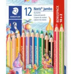 Staedtler Noris Jumbo Ξυλομπογιές Σετ 12 χρώματα 128NC12P1