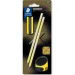 Staedtler Norix Σετ Blister 2 Μολύβια Hb 1 Γόμα 1 Ξύστρα Μονής Οπής Κιτρινο Σκίτσο Γραφή 181 Sbk2-1