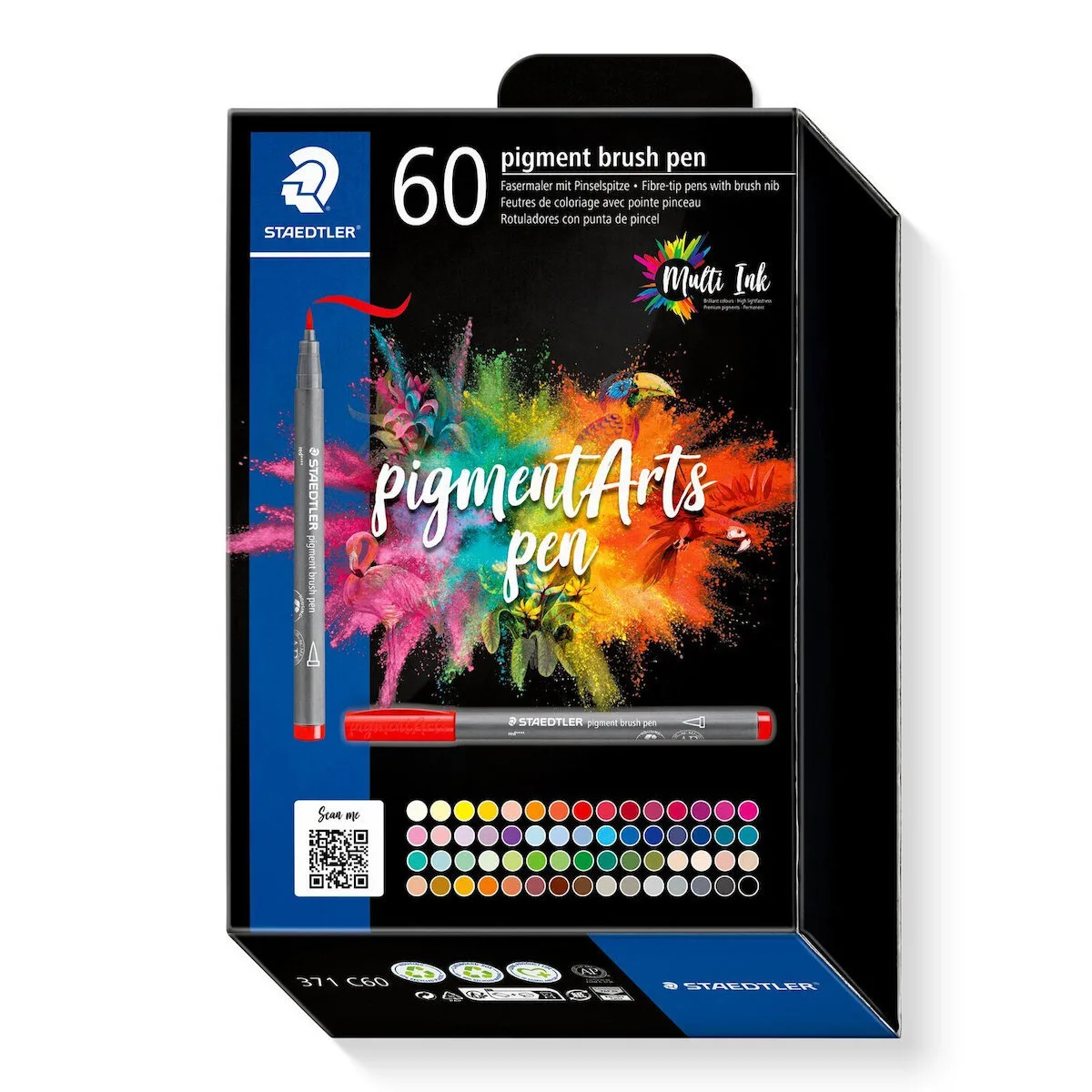 Staedtler Pigment Μαρκαδόροι Σχεδίου Assorted Σετ 60 χρώματα Staedtler Pigment Μαρκαδόροι Σχεδίου Assorted Σετ 60 χρώματα - Image 1