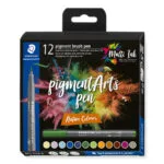 Staedtler Pigment Μαρκαδόροι Σχεδίου Σετ 12 χρώματα