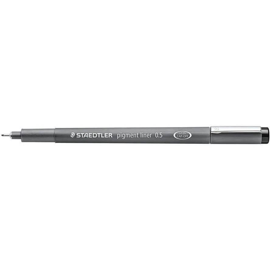 Staedtler Pigment Liner 308 Μαρκαδόροι Σχεδίου Μαύροι 0.5mm Σετ 10τμχ 308 05-9 Staedtler Pigment Liner 308 Μαρκαδόροι Σχεδίου Μαύροι 0.5mm Σετ 10τμχ 308 05-9 - Image 1