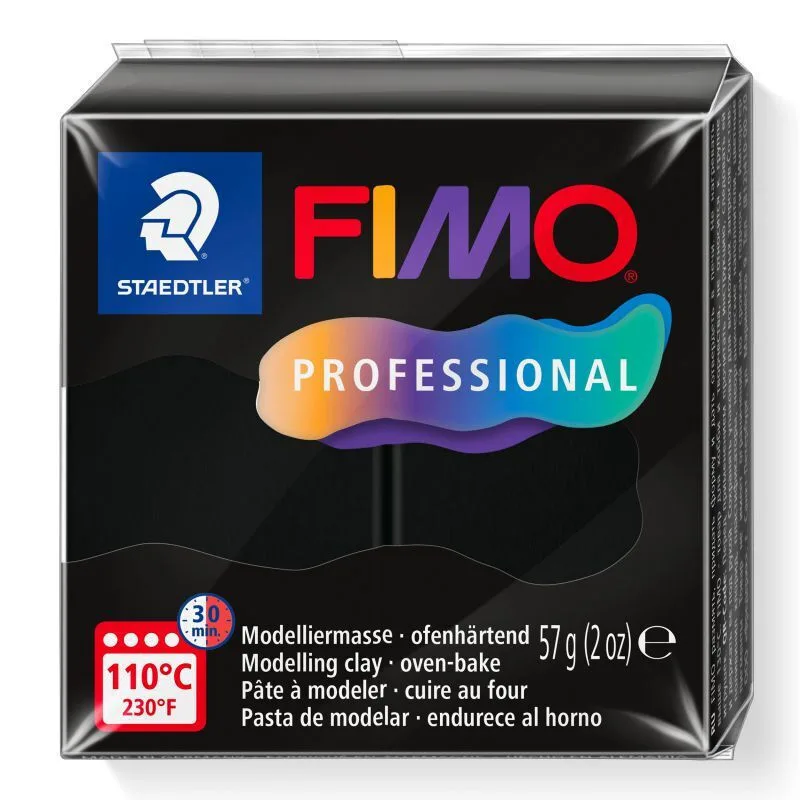 Staedtler Professional Πολυμερικός Πηλός Μαύρος 57gr 8040-9 Staedtler Professional Πολυμερικός Πηλός Μαύρος 57gr 8040-9 - Image 1