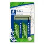 Staedtler Radierer 526 80 Renew Mat 56% Bk2 Γόμα 2 Τεμάχια