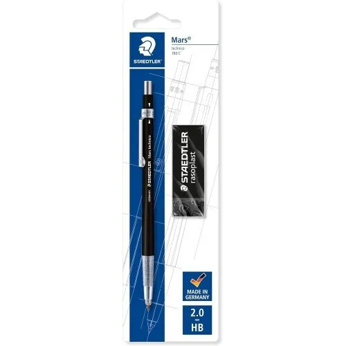 Staedtler Staedtler Μηχανικό Μολύβι Mars Technico 780 C Bkp6 Μύτη Hb 2.0 Mm Μαύρο 780 C Bkp6 Staedtler Staedtler Μηχανικό Μολύβι Mars Technico 780 C Bkp6 Μύτη Hb 2.0 Mm Μαύρο 780 C Bkp6 - Image 1