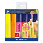 Staedtler Textsurfer Classic Μαρκαδόροι Υπογράμμισης Φωσφορίζοντες Σετ 6 χρώματα