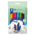 Staedtler Triplus Μαρκαδόροι Πολύχρωμο 1mm Σετ 10 χρώματα