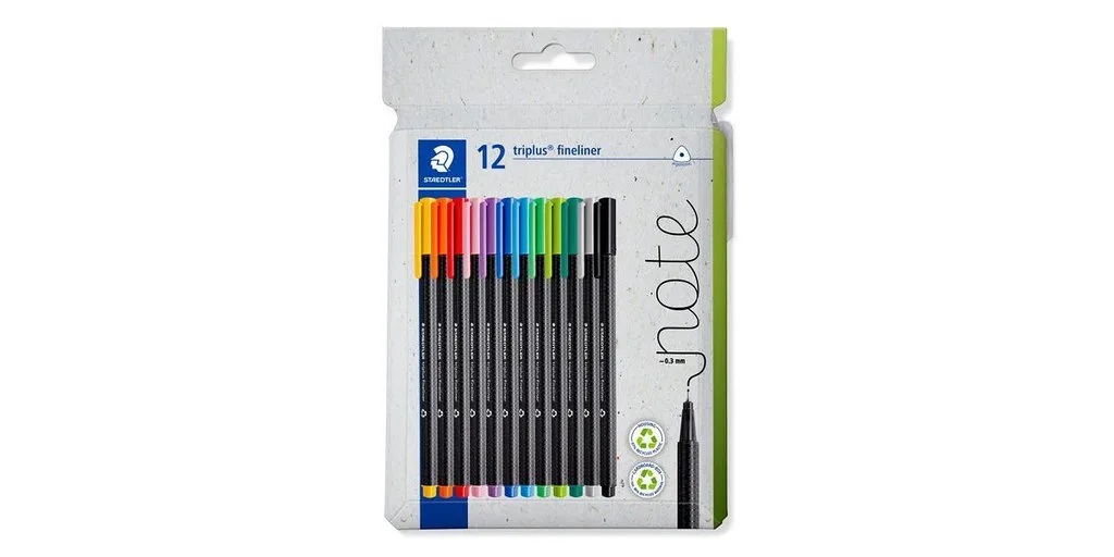 Staedtler Triplus Μαρκαδόροι Σχεδίου 0.3mm Σετ 12τμχ Staedtler Triplus Μαρκαδόροι Σχεδίου 0.3mm Σετ 12τμχ - Image 1