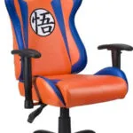 Subsonic Dragon Ball Z Καρέκλα Gaming Δερματίνης με Ρυθμιζόμενα Μπράτσα Πορτοκαλί
