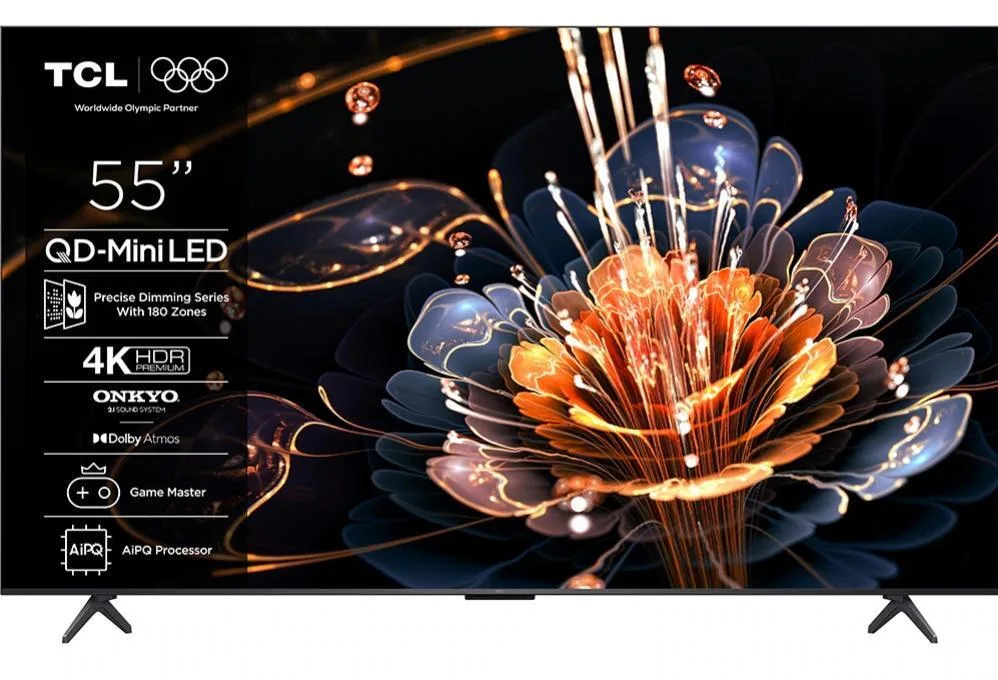 TCL Smart Τηλεόραση 55" 4K UHD Mini LED C69K HDR (2025) 55C69KS TCL Smart Τηλεόραση 55" 4K UHD Mini LED C69K HDR (2025) 55C69KS - Image 1