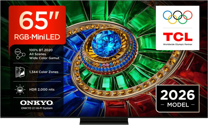 TCL Smart Τηλεόραση 65" 4K UHD RGB-Mini LED RM7L HDR (2026) 65RM7L TCL Smart Τηλεόραση 65" 4K UHD RGB-Mini LED RM7L HDR (2026) 65RM7L - Image 1