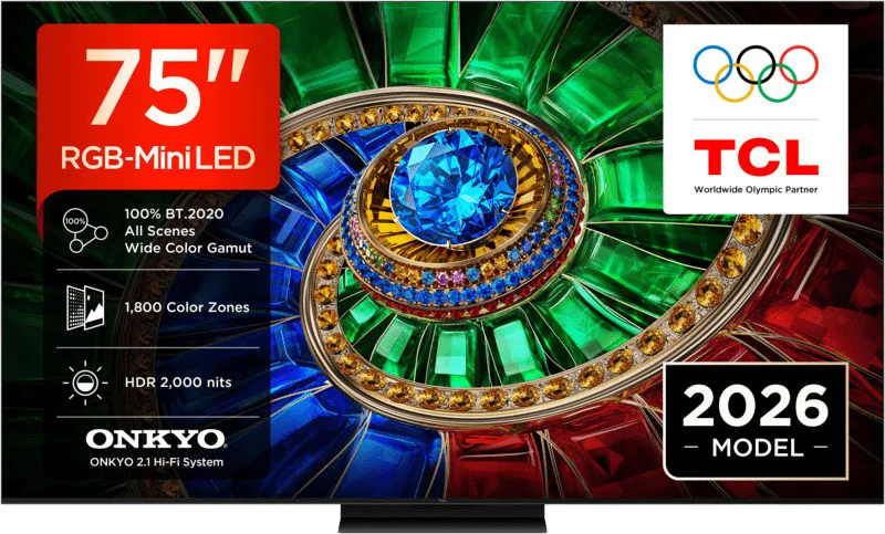 TCL Smart Τηλεόραση 75" 4K UHD RGB-Mini LED RM7L HDR (2026) 75RM7L TCL Smart Τηλεόραση 75" 4K UHD RGB-Mini LED RM7L HDR (2026) 75RM7L - Image 1