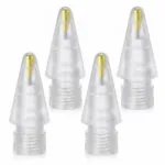 Tech-Protect Μύτες Γραφίδας 4-Pack για Apple Pencil σε Clear χρώμα