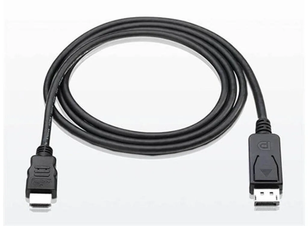 Techly Cable DisplayPort male - HDMI male 1m Μαύρο (ICOC-DSP-H12-010) Techly Cable DisplayPort male - HDMI male 1m Μαύρο (ICOC-DSP-H12-010) - Image 1