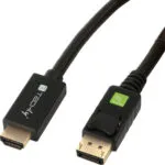 Techly Cable DisplayPort male - HDMI male 2m Μαύρο (ICOC-DSP-H12-020)