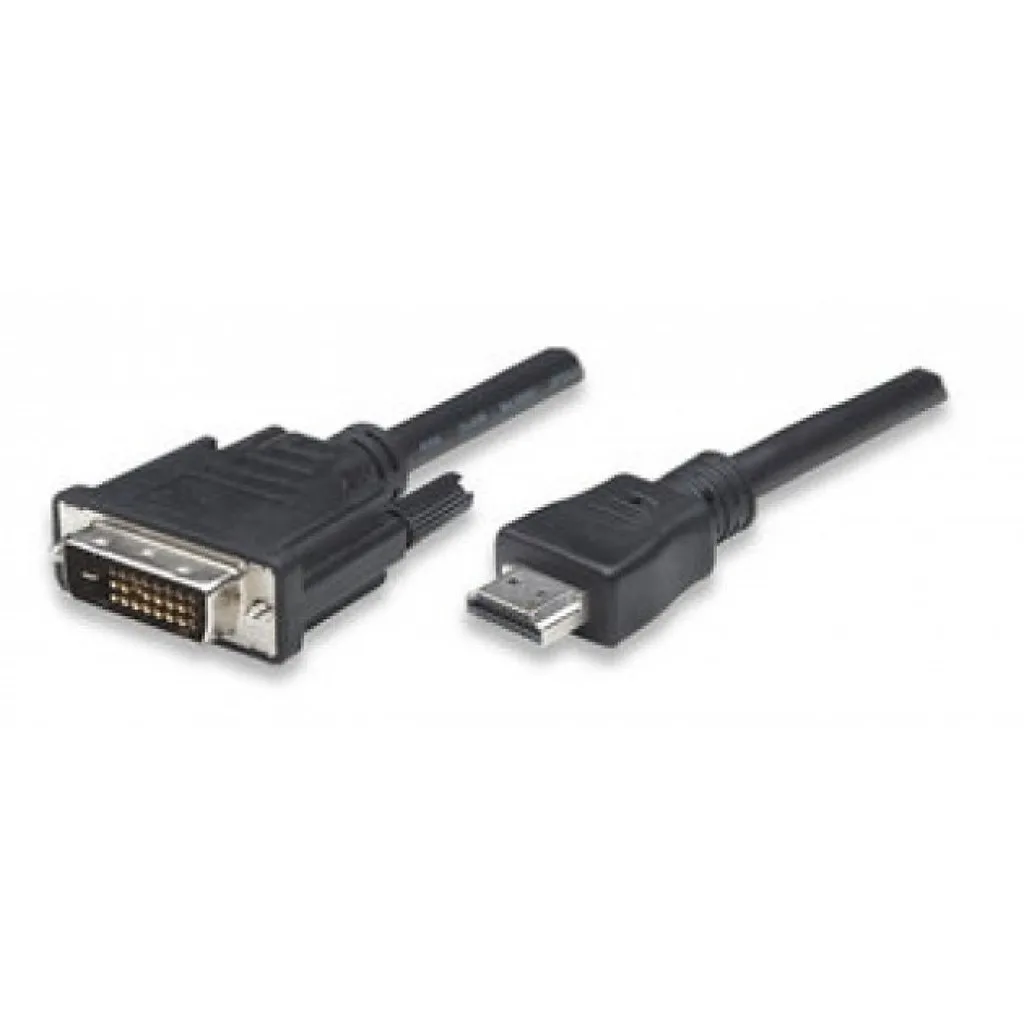 Techly Cable DVI-D male - HDMI male 3m Μαύρο (ICOC-HDMI-D-030) Techly Cable DVI-D male - HDMI male 3m Μαύρο (ICOC-HDMI-D-030) - Image 1