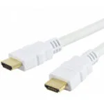 Techly Cable HDMI male - HDMI male 1m Λευκό 306905