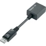 Techly Μετατροπέας DisplayPort male σε VGA female 1τμχ IADAP-DSP-250