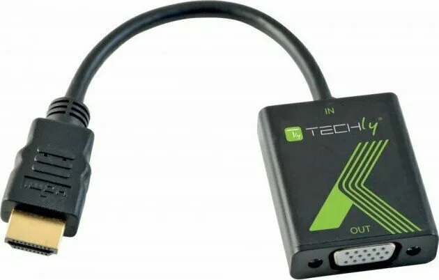 Techly Μετατροπέας HDMI male σε VGA female 1τμχ IDATA-HDMI-VGA2 Techly Μετατροπέας HDMI male σε VGA female 1τμχ IDATA-HDMI-VGA2 - Image 1