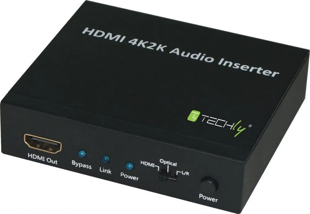 Techly Μετατροπέας HDMI / Toslink female σε HDMI female 1τμχ (IDATA HDMI-AI4K) Techly Μετατροπέας HDMI / Toslink female σε HDMI female 1τμχ (IDATA HDMI-AI4K) - Image 1