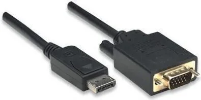 Techly Displayport Cable D-sub Vga 1.8m Black Icoc-dsp-v-018 Techly Displayport Cable D-sub Vga 1.8m Black Icoc-dsp-v-018 - Image 1