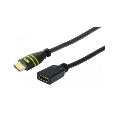 Techly HDMI 1.4 High Speed 1080p 120Hz Cable HDMI male - HDMI female 1.8m Μαύρο ICOC HDMI-4-EXT018 Techly HDMI 1.4 High Speed 1080p 120Hz Cable HDMI male - HDMI female 1.8m Μαύρο ICOC HDMI-4-EXT018 - Image 1