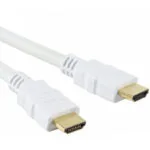 Techly M HDMI 1.4 High Speed 1080p 120Hz Cable HDMI male - HDMI male 1.4m Λευκό 306943