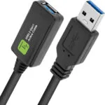 Techly Superspeed+ Usb 3.2 5gbps Active Repeater Cable 5μ Καλώδιο Επέκτασης Signal Amplifier Usb-a Extender