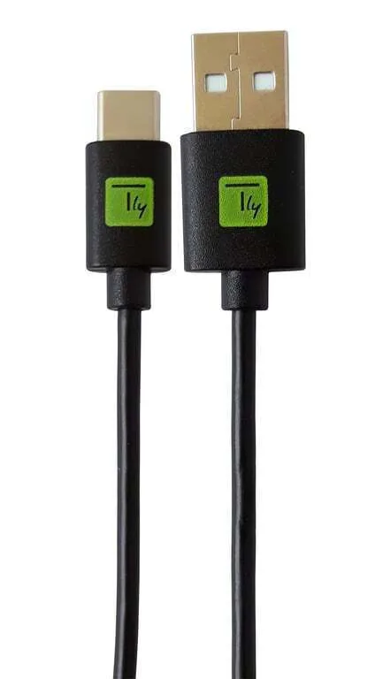 Techly USB 2.0 Cable USB-C male - USB-A Μαύρο 0.1m ICOC-MUSB20-CMAM01T Techly USB 2.0 Cable USB-C male - USB-A Μαύρο 0.1m ICOC-MUSB20-CMAM01T - Image 1