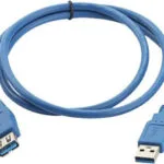 Techly USB 3.0 Cable USB-A male - USB-A female Μπλε 1m ICOC-U3-AA-10-EX