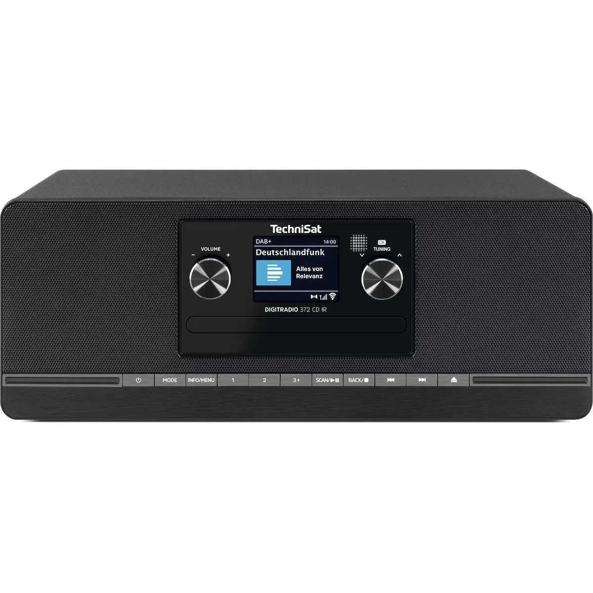 Technisat Ηχοσύστημα 2.0 DigitRadio 372 CD IR 0000/5102 με CD Player Μαύρο Technisat Ηχοσύστημα 2.0 DigitRadio 372 CD IR 0000/5102 με CD Player Μαύρο - Image 1