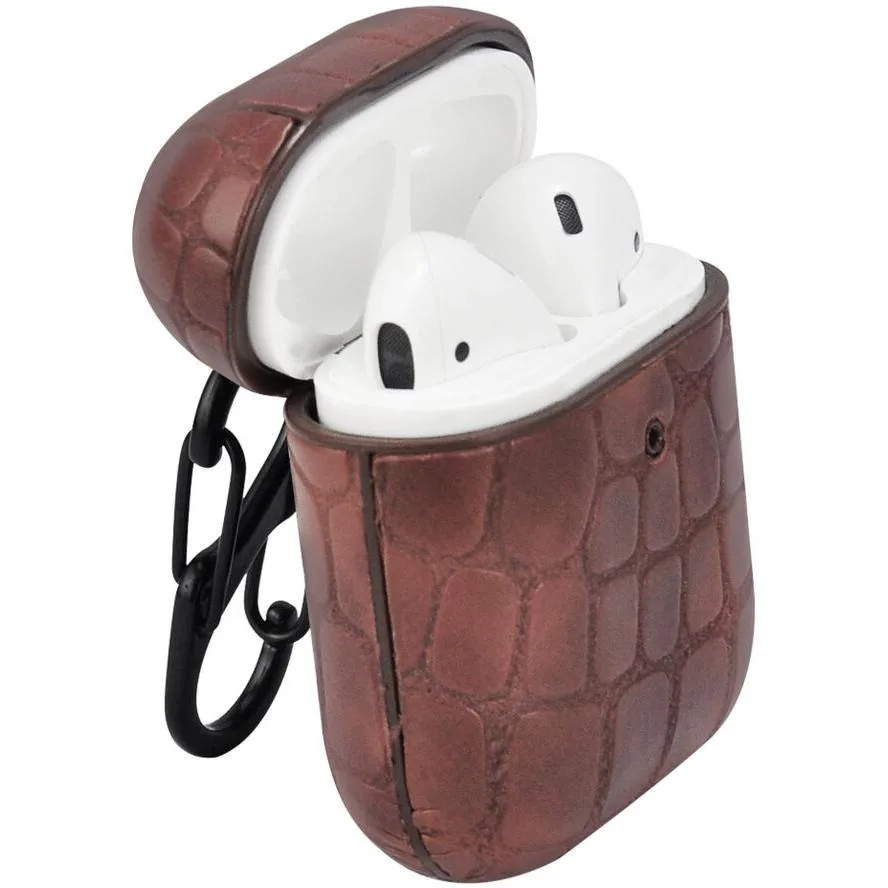 TerraTec AirBox Stone Pattern Θήκη Πλαστική με Γάντζο Dark Brown για Apple AirPods TerraTec AirBox Stone Pattern Θήκη Πλαστική με Γάντζο Dark Brown για Apple AirPods - Image 1