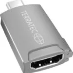 TerraTec Connect C12 Μετατροπέας USB-C male σε mini HDMI female Γκρι