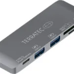 TerraTec Connect C7 Hub 2 Θυρών USB 3.2 με σύνδεση USB-C Γκρι 283005
