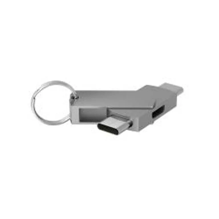 TerraTec Microusb Μετατροπέας USB-C / micro USB male σε USB-C / micro USB female Ασημί 1τμχ TerraTec Microusb Μετατροπέας USB-C / micro USB male σε USB-C / micro USB female Ασημί 1τμχ - Image 1