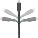TerraTec USB-C to Lightning Cable Μαύρο 2m (306954)