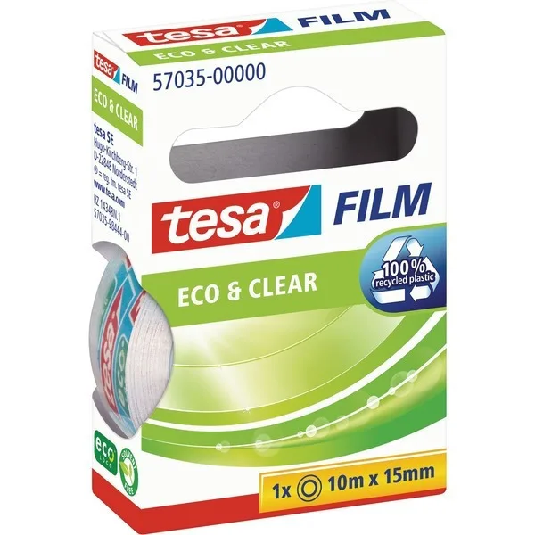 Tesa Αυτοκόλλητη Ταινία Διάφανη 10mx15mm 57035-00000-01 Tesa Αυτοκόλλητη Ταινία Διάφανη 10mx15mm 57035-00000-01 - Image 1