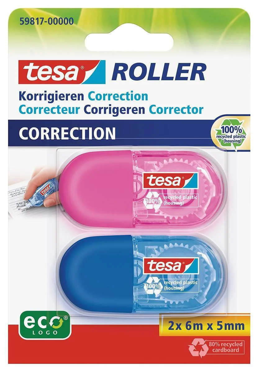 Tesa Διορθωτική Ταινία Μπλε 2τμχ 59817-00000-00 Tesa Διορθωτική Ταινία Μπλε 2τμχ 59817-00000-00 - Image 1
